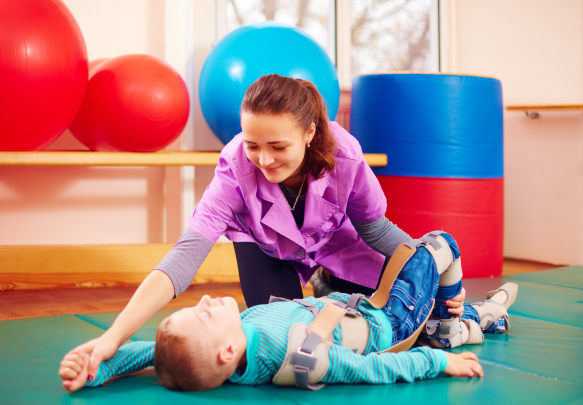 Cvičenie s deťmi/Rehabilitation with children